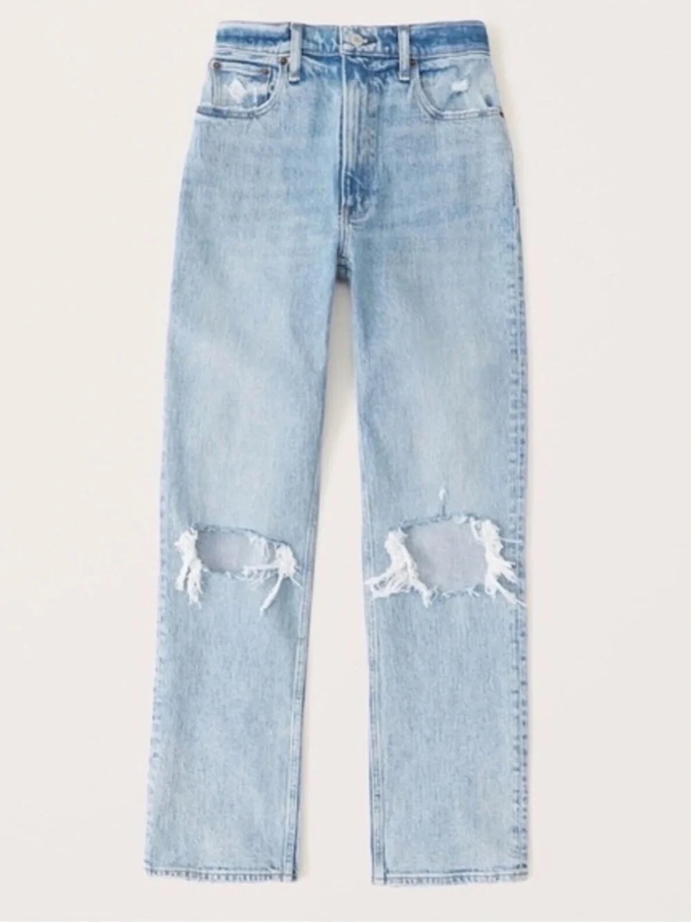 Abercrombie & Fitch Curve Love 90s Straight Ultra High Rise Jeans - Sz 26